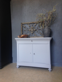 Antieke Biedermeier commode /dressoir / kastje "Grey Column" Mia Colore