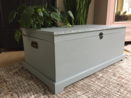 Opbergkist / scheepskist / salontafel "mineral grey"