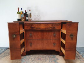 Art Deco dressoir / cocktailbar vintage retro