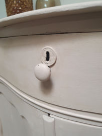 Antieke Biedermeier penantkast / commode Pink / Antique Rose