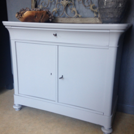 Antieke Biedermeier commode /dressoir / kastje "Grey Column" Mia Colore