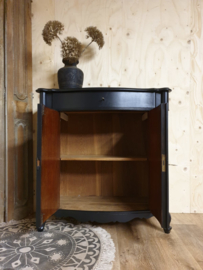 Antieke commode / dienstmeidenkastje "Pure Black"