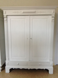 Antieke brocante Franse kast "Design White" nr2