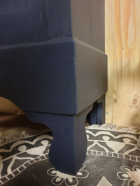 Antieke poortkast/ meidenkast " Sailor Blue"