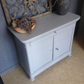 Antieke Biedermeier commode /dressoir / kastje "Grey Column" Mia Colore