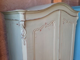 Antieke Biedermeier Linnenkast