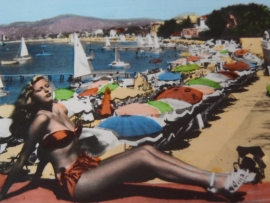 20 Antieke Côte d'Azur Foto kaarten