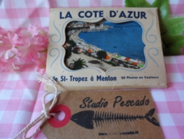 20 Antieke Côte d'Azur Foto kaarten