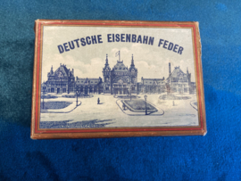 Antieke kroontjespennen Deutsche Eisenbahn Feder