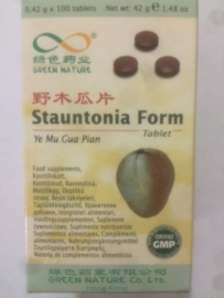 Ye mu gua pian - Stauntonia form