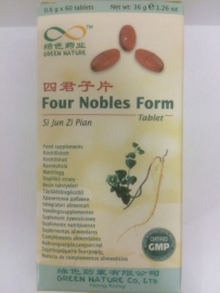 Si jun Zi pian - Four nobles form