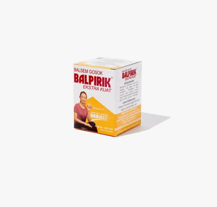 Balpirik Balm Yellow - 印尼酸痛膏黃色 20g