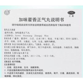 Jiawei Huoxiang Zhengqi Wan - 加味藿香正气丸 - 9 gram x 10 bolus
