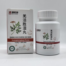 Qiang Huo Sheng Shi Wan - Notopterygium Form 羌活胜湿丸