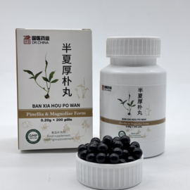 Ban Xia Hou Pu Tang Wan - Pinellia& Magnolia Form - 半夏厚朴丸