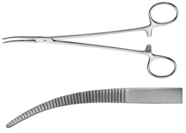 Hemostatic Forceps Curved Clamp Tool 180mm