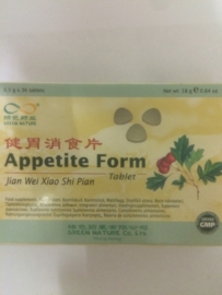 Jian wei xiao shi pian - Appetite form - 健胃消食片