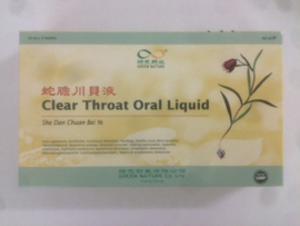 She dan chuan bei ye - Clear throat oral liquid- 10ml x 6Btl