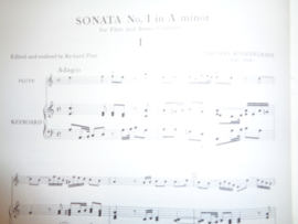 Roseingrave, Thomas - Sonata no. 1 for flute and basso continuo