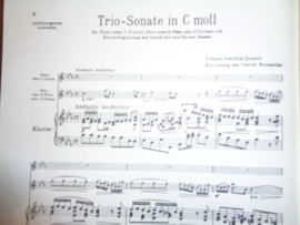 Quantz, Johann Joachim - Triosonate in c-moll