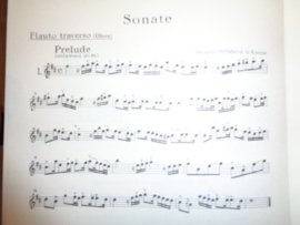 Hotteterre, Jacques - Suite D-dur fûr Flote und Generalbass