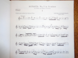 Roseingrave, Thomas - Sonata no. 1 for flute and basso continuo