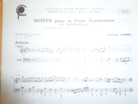 Dornel, Antione - Suite pour la Flûte Traversiêre la Marsillac