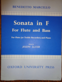 Marcello, Benedetto - Sonata in F for flute and bass