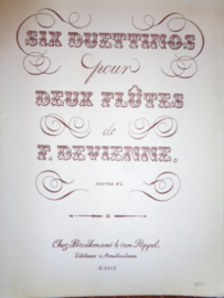 Devienne, Francois - Six duettinos pour deux flutes