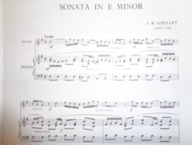 Loeillet, Jean Baptiste - Sonata in E minor