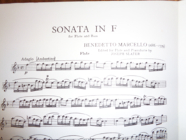 Marcello, Benedetto - Sonata in F for flute and bass