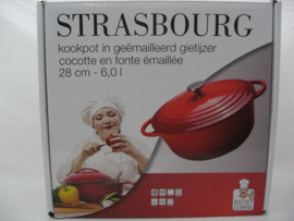 Gietijzeren braadpan 28 cm Strasbourg