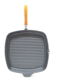 Gietijzeren grillpan 28x28 cm, Rustica