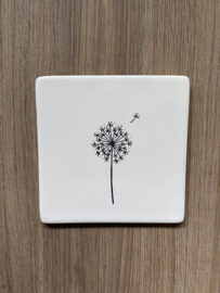 Tegeltje paardenbloem (mat)