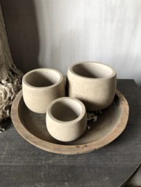 Set van 3 cups Majestic Taupe