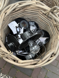 Solar lamp zwart