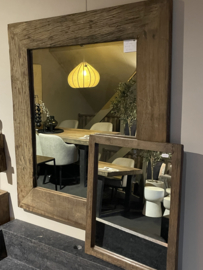 Spiegel oud hout 50 x 40
