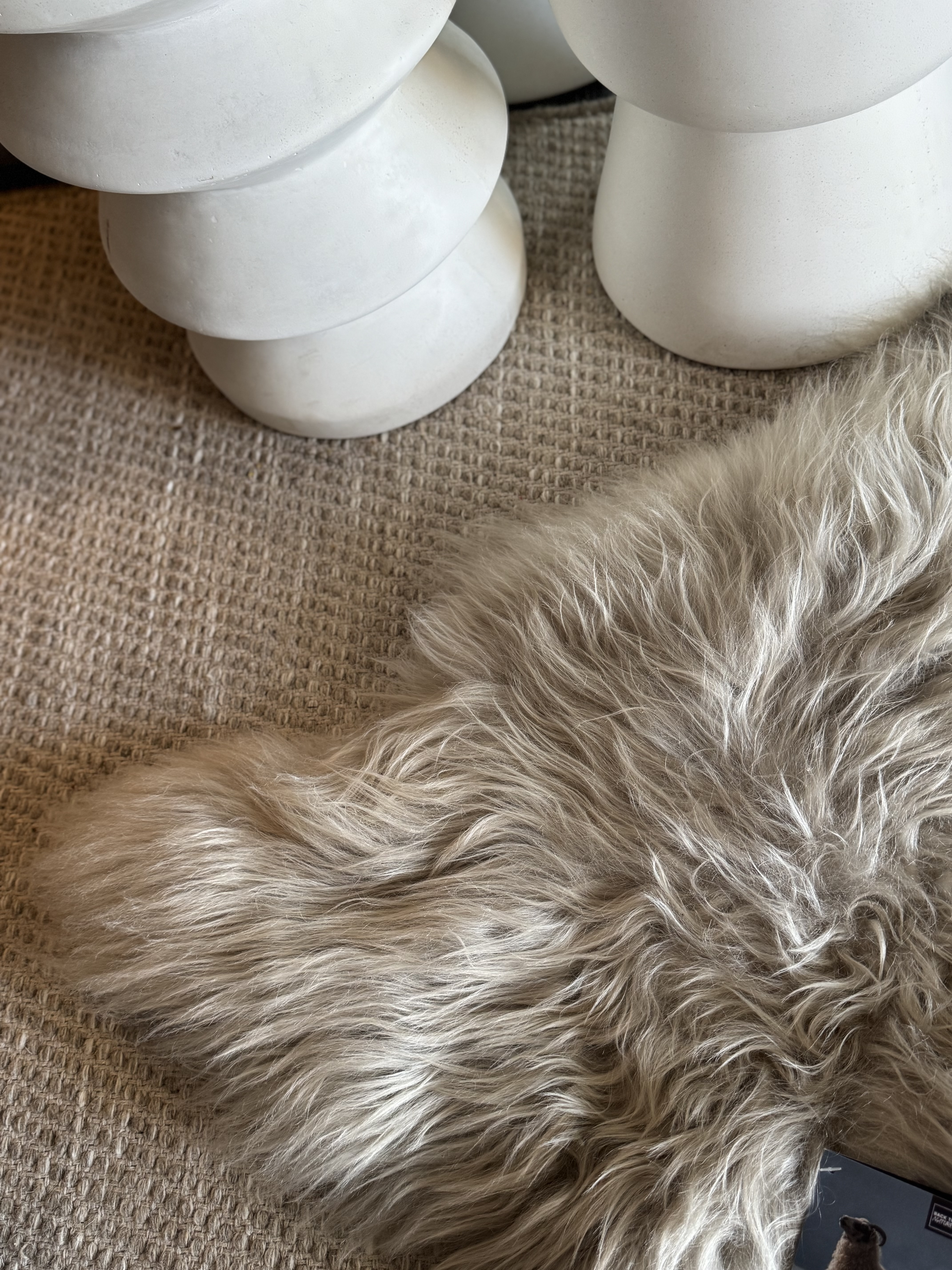 Icelands schapenvacht - beige/zand