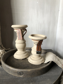 Kaarsenhouder Majestic Taupe