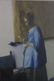 Schilderij - “de brieflezende vrouw”