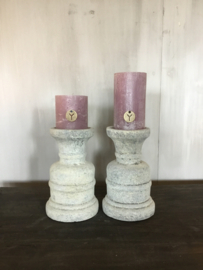 Brynxz Limestone kaarsenhouder