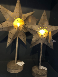 Ster op voet met verlichting L