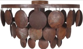 Plafondlamp roest 40cm