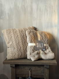 Plaid en kussen silt