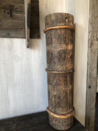 Houten grote authentieke emmer (nummer 3)
