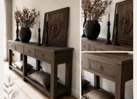 Sidetable Bawah 4 lades met onderblad