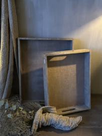 Houten dienblad L