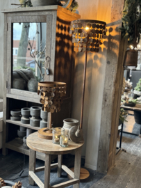 Vloerlamp schijfjes roest