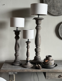 Houtlook lampenvoet L