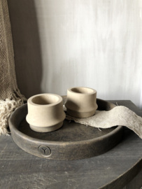 Tealightcup cylinder Majestic Taupe